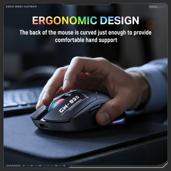 Onikuma CW935 Gaming Mouse Black | Klikk Malta