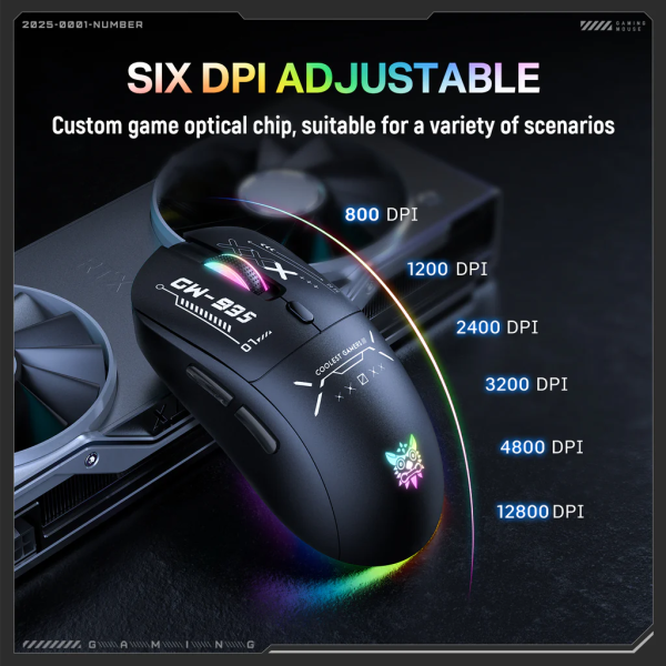 Onikuma CW935 Gaming Mouse Black | Klikk Malta