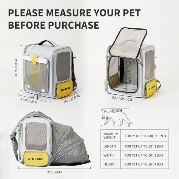 PETKIT Breezy X Zone Pet Carrier Grey | Klikk Malta