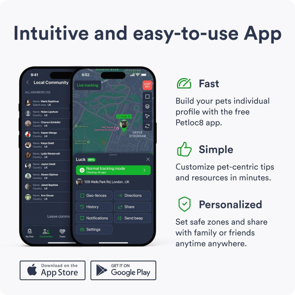 Petloc8 Pet Tracker + 2 years subscription | Klikk Malta