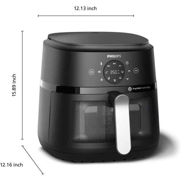 Philips 2000 Series Air Fryer 6.2L Black wi... | Klikk Malta