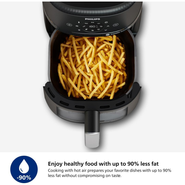 Philips 2000 Series Air Fryer 6.2L Black wi... | Klikk Malta