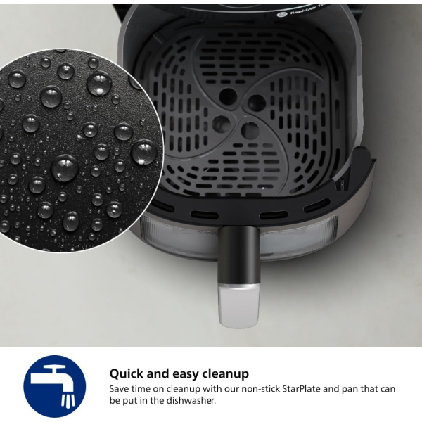 Philips 2000 Series Air Fryer 6.2L Black wi... | Klikk Malta