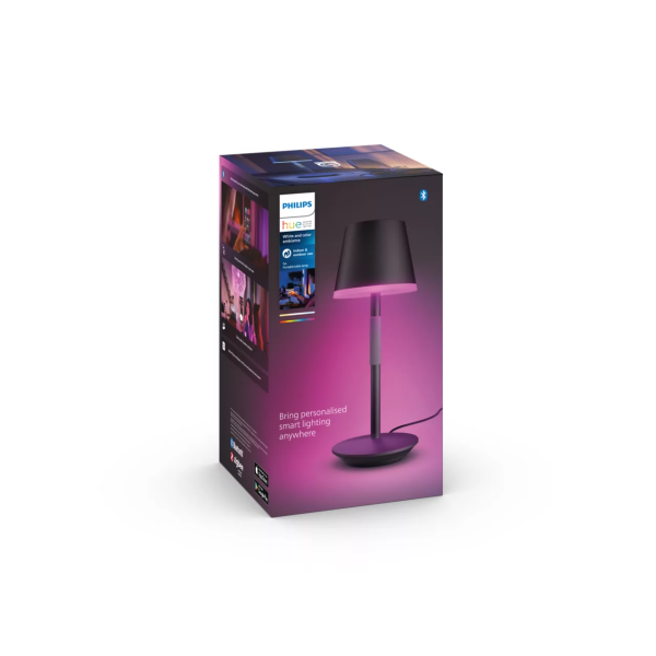 Philips Hue Go Portable Table Lamp Black UK | Klikk Malta