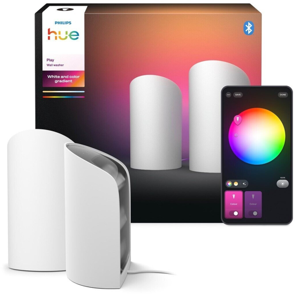 Philips Hue Play wall washer 2-pack UK White | Klikk Malta