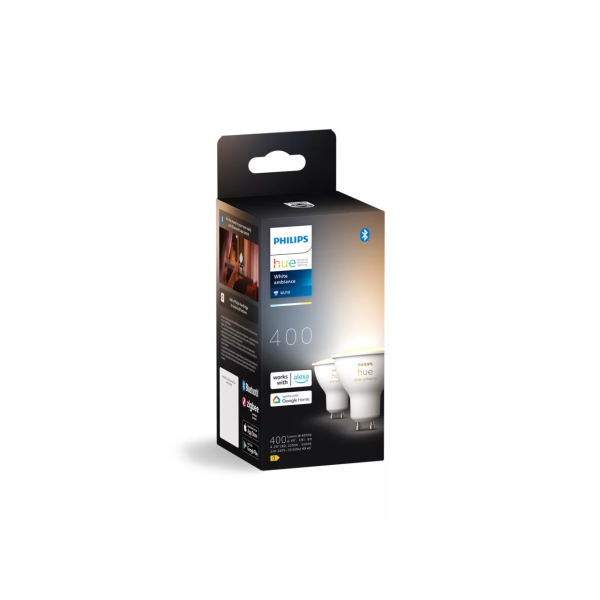 Philips Hue White Ambiance 4.2W GU10 2-pack | Klikk Malta