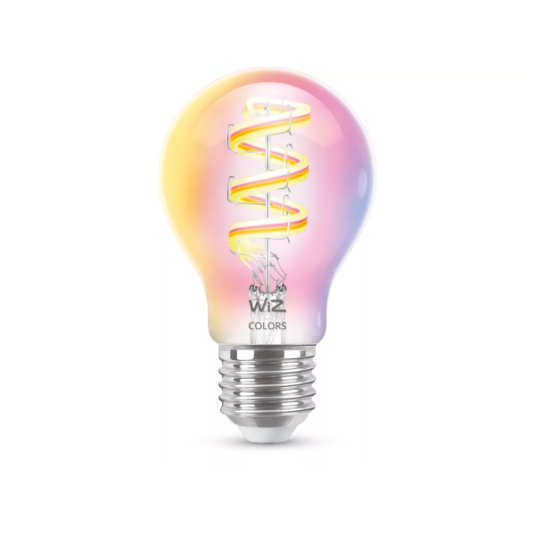 Philips WiZ A60 40W E27 ClearGlass RGB Smar... | Klikk Malta
