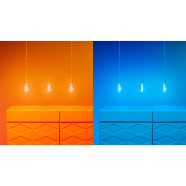 Philips WiZ ST64 40W E27 ClearGlass RGB Sma... | Klikk Malta