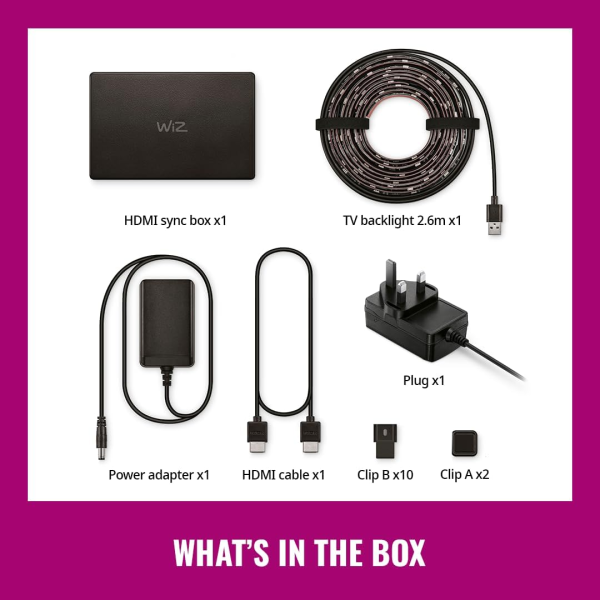 Philips WiZ Sync Box Starter Kit for 55-65 ... | Klikk Malta