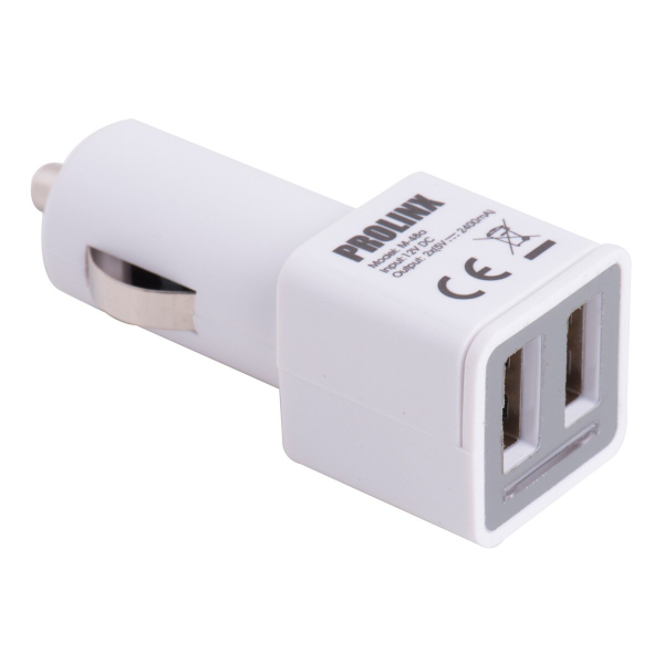 Prolinx 4.8A 2-Port USB Car Charger | Klikk Malta