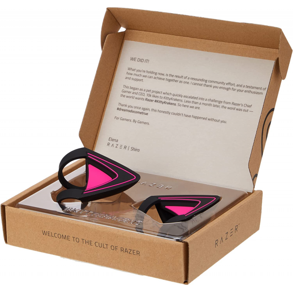 Razer Neon Purple Kitty Ears for Razer Krak... | Klikk Malta