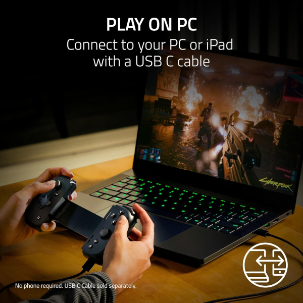 Razer Kishi V2 USB-C Mobile Gaming Controller | Klikk Malta