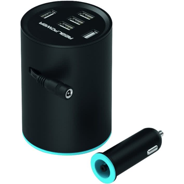 RealPower 5-Port USB Car Charger | Klikk Malta
