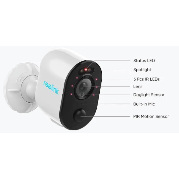 Reolink Argus B330 Dual-Band Wireless 2K Se... | Klikk Malta