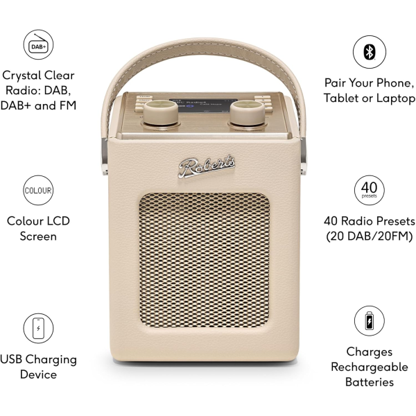 Roberts Revival Mini 2 BT Portable DAB/FM R... | Klikk Malta