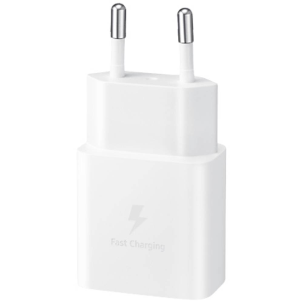 Samsung 15W EU Plug USB-C Charger White | Klikk Malta