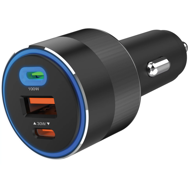 Sandberg 3-port Car Charger 130W (2xUSB-C U... | Klikk Malta