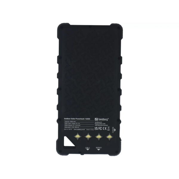 Sandberg Outdoor Solar Powerbank 16000mAh | Klikk Malta