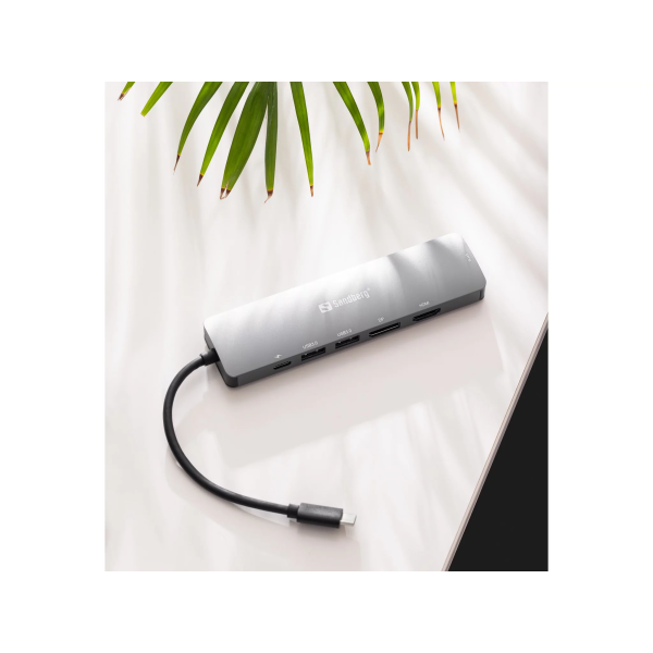 Sandberg USB-C 8K Display Dock (DP, HDMI, U... | Klikk Malta