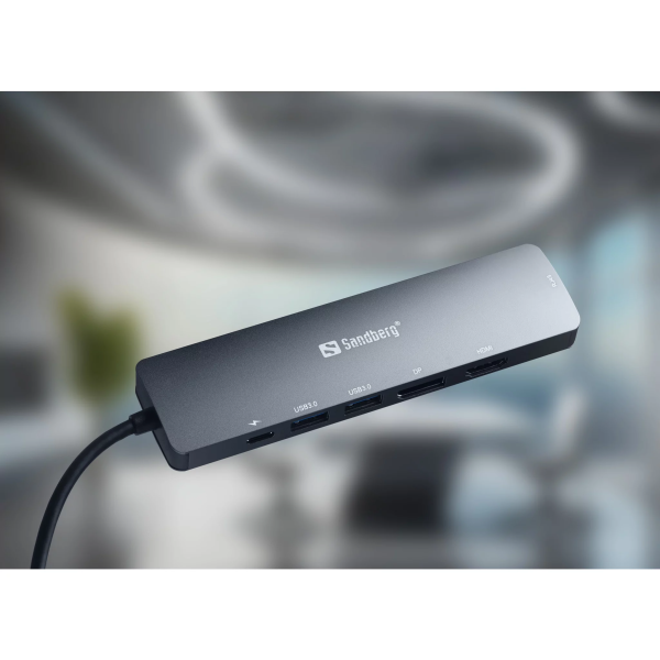 Sandberg USB-C 8K Display Dock (DP, HDMI, U... | Klikk Malta