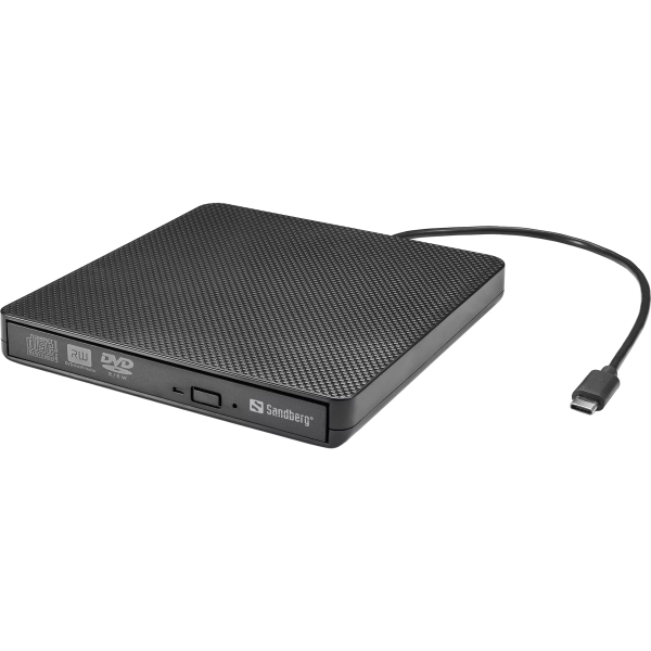 Sandberg USB-C/A DVD Writer Black | Klikk Malta