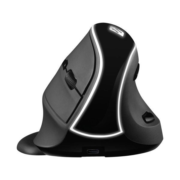 Sandberg Wireless Vertical Mouse Pro Black | Klikk Malta
