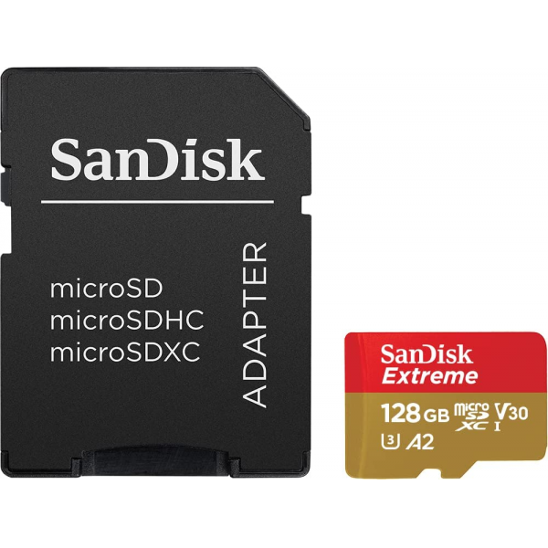 SanDisk 128GB Extreme A2 UHS-I U3 Micro SDX... | Klikk Malta