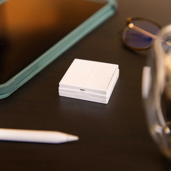 Shelly BLU Wall Smart Switch 4-gang Standalone | Klikk Malta