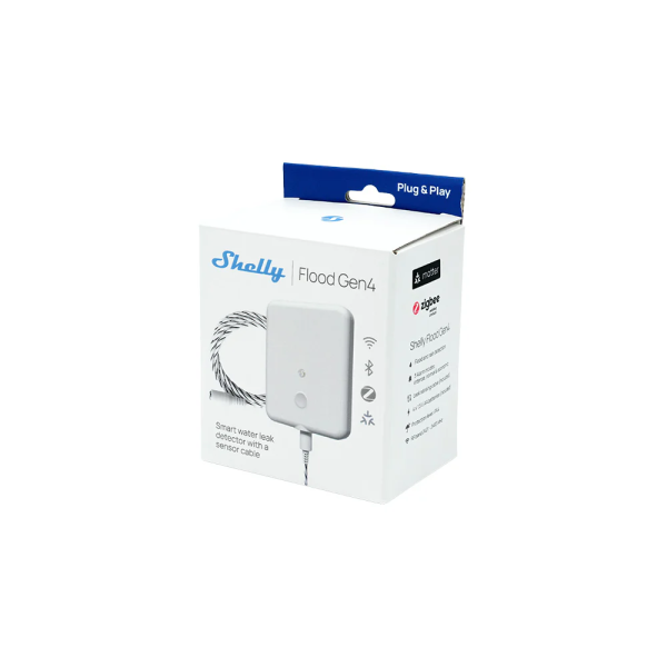 Shelly Flood Gen4 Smart Water Leakage Sensor | Klikk Malta
