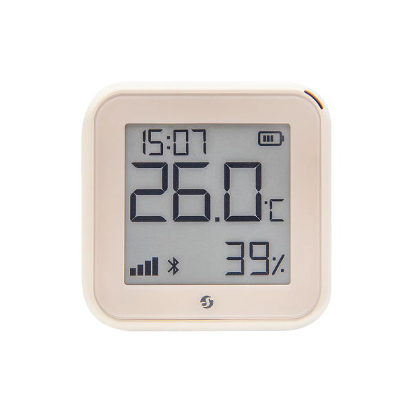 Shelly H&T Gen 3 Smart Sensor w/Display Ivory | Klikk Malta