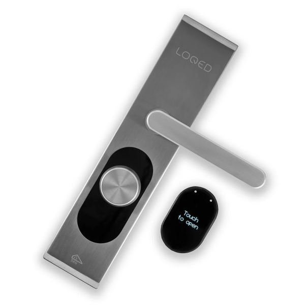Shelly LOQED Touch Smart Lock Silver Edition | Klikk Malta