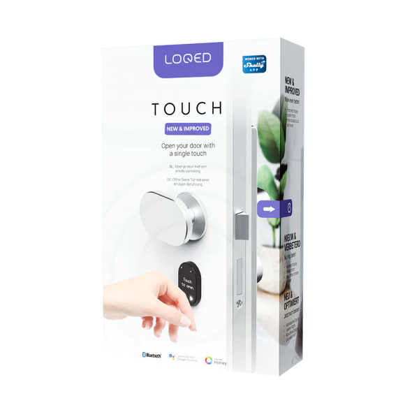 Shelly LOQED Touch Smart Lock Silver Edition | Klikk Malta