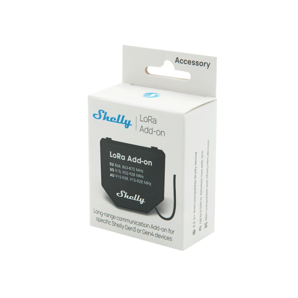 Shelly LoRa Add-on for Gen3 & Gen4 1-pack | Klikk Malta