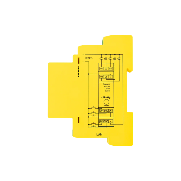 Shelly Pro RGBWW PM DIN Smart Light Controller | Klikk Malta