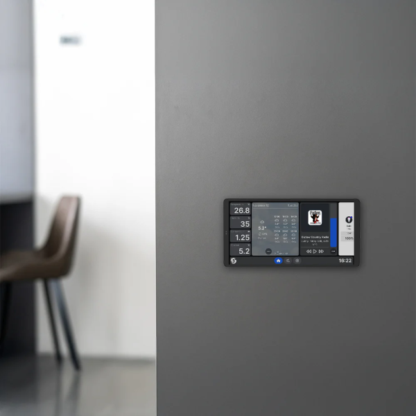 Shelly Smart Wall Display X2 Silver + Blu H... | Klikk Malta
