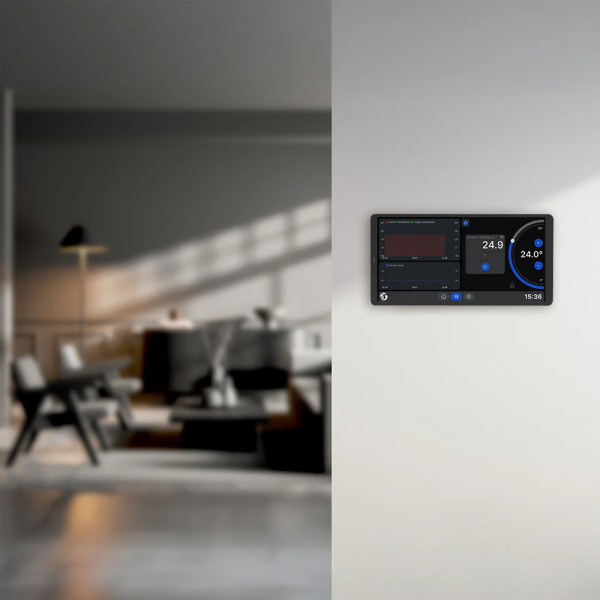 Shelly Smart Wall Display X2 Silver + Blu H... | Klikk Malta