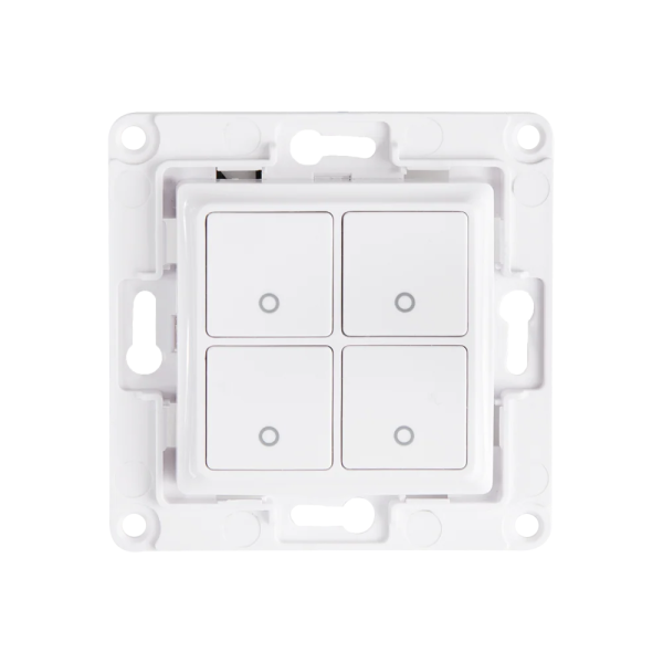 Shelly Smart Wall Switch 4-gang White | Klikk Malta