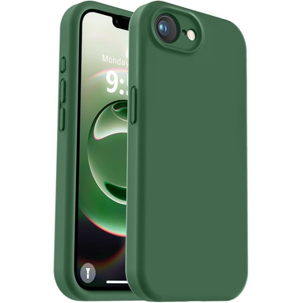 Silicone Case for iPhone 16e/17e Green | Klikk Malta