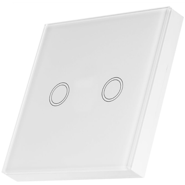 Generic RF 2-Gang Touch Switch White (compa... | Klikk Malta