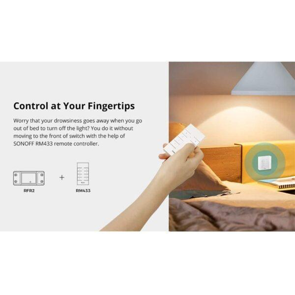 Sonoff RFR2 WiFi Smart RF Control Switch | Klikk Malta