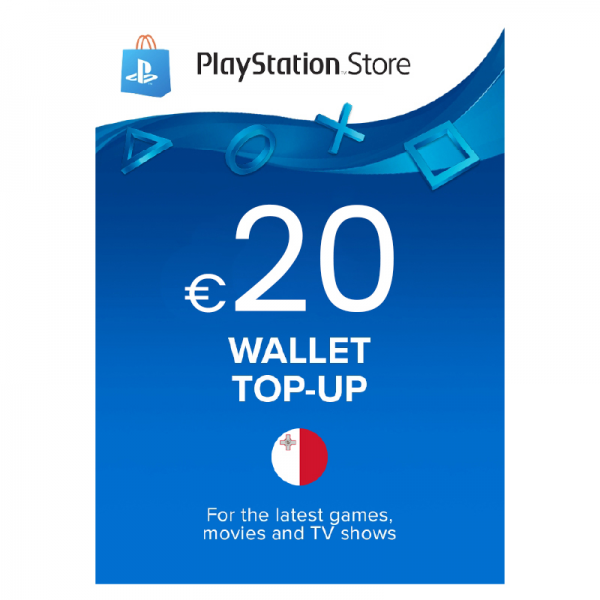 Sony PlayStation EUR €20 PSN Wallet Top Up ... | Klikk Malta