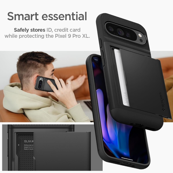 Spigen Black Slim Armor CS Back Protective ... | Klikk Malta