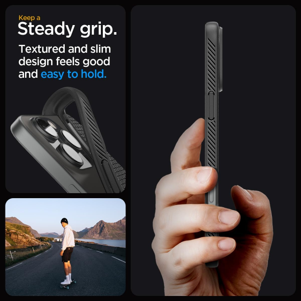 Spigen Liquid Air Matte Black Back Case for... | Klikk Malta