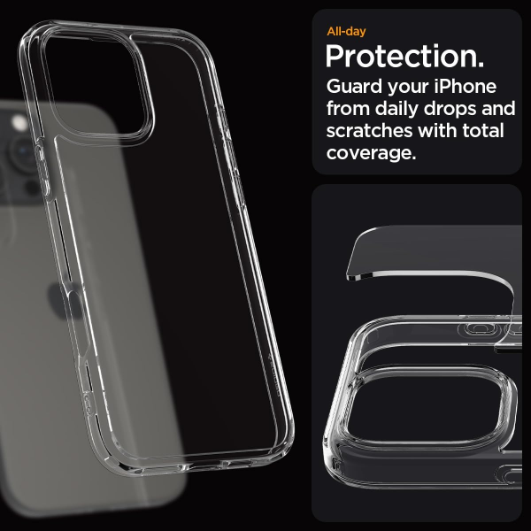 Spigen Ultra Hybrid Clear Back Case for App... | Klikk Malta