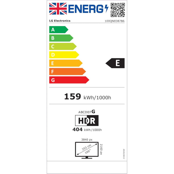 LG QNED87 100" 4K QNED Mini LED Smart TV