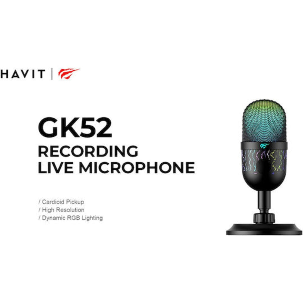HAVIT PC Series Live Microphone Black