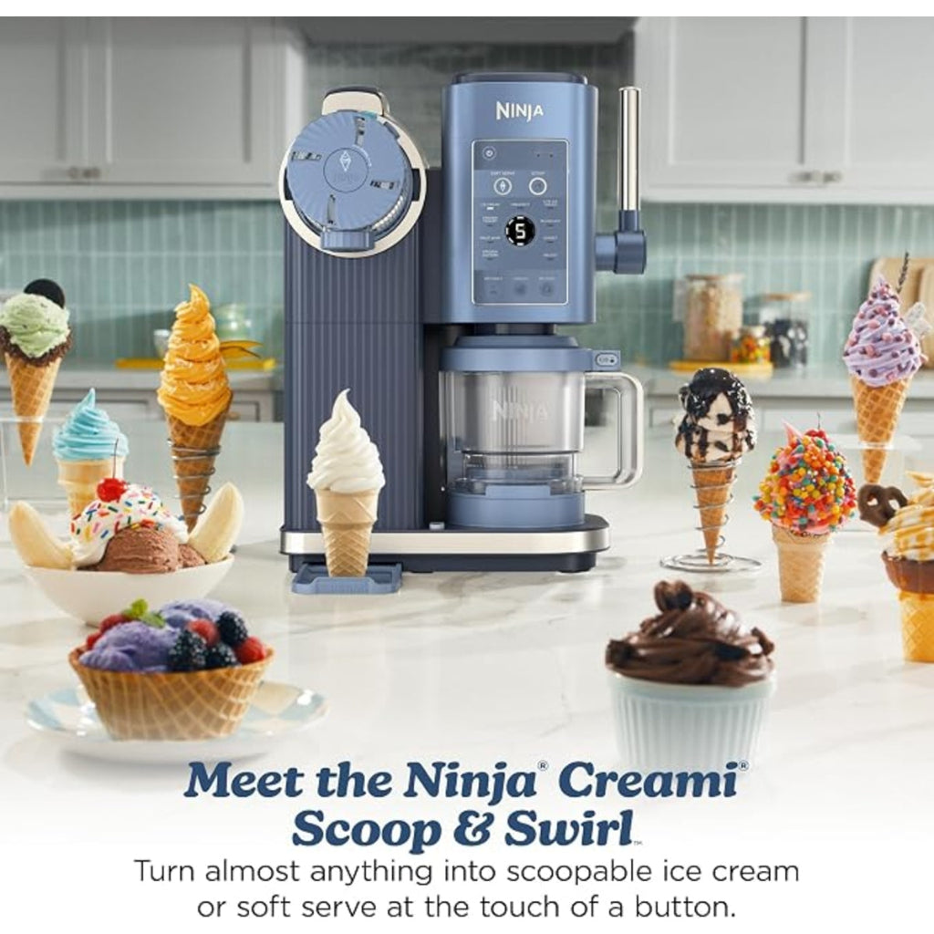 Ninja Creami Swirl 13-in-1 0.481L Ice Cream Maker Blue