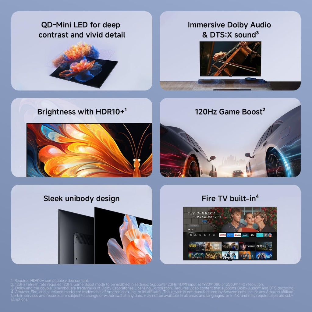 Xiaomi QD-Mini LED 75" UHD Google TV Television