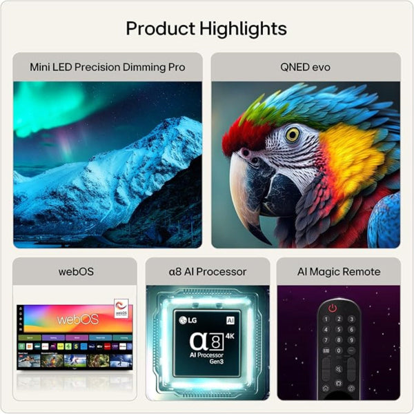 LG QNED87 100" 4K QNED Mini LED Smart TV