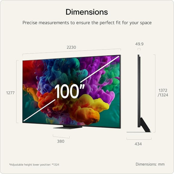 LG QNED87 100" 4K QNED Mini LED Smart TV